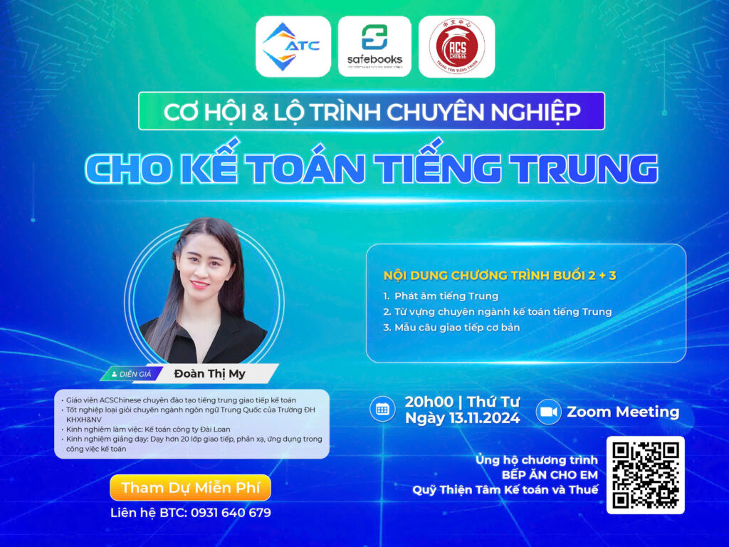 Cơ Hội & Lộ Trình Chuyên Nghiệp Cho Kế Toán Tiếng Trung Buổi 3