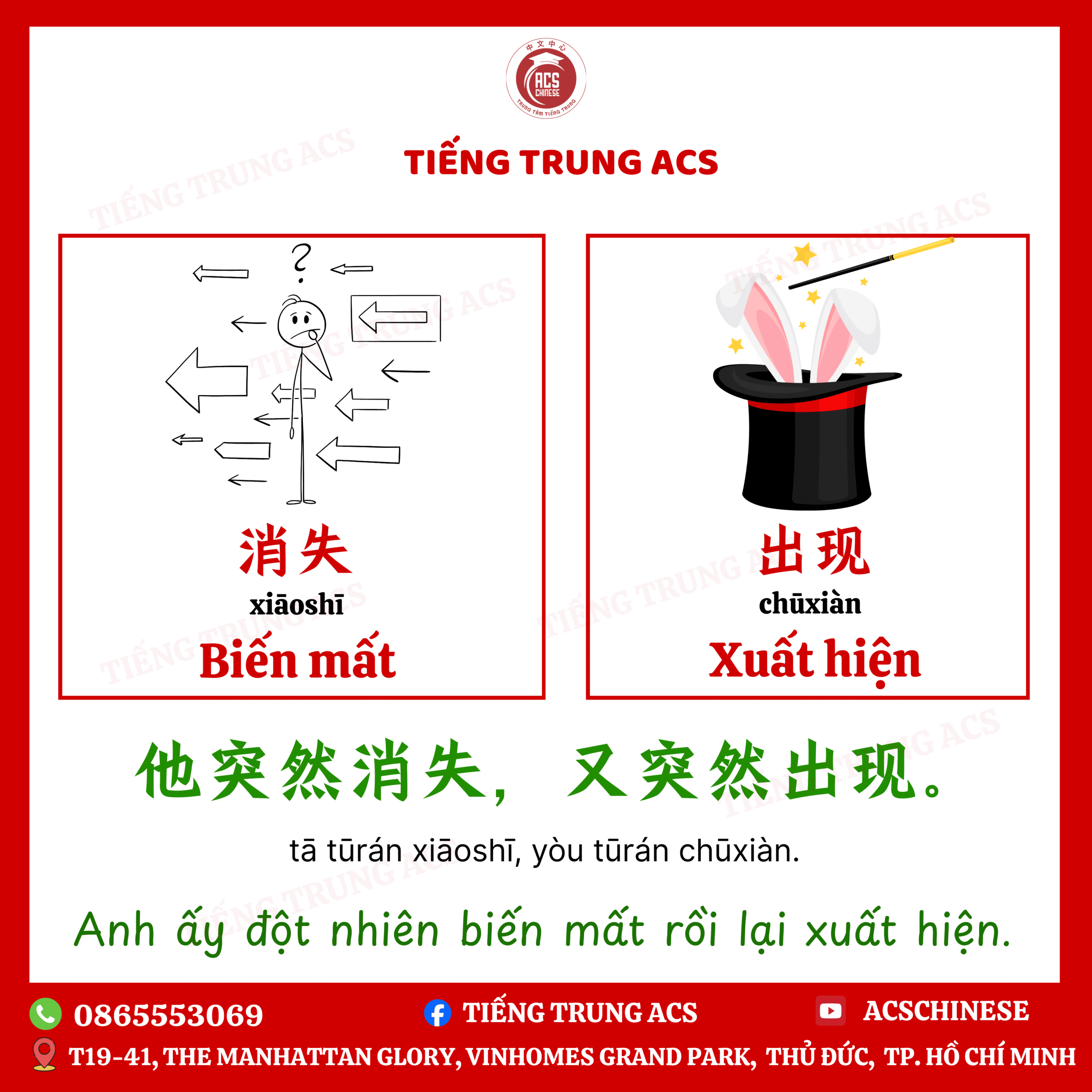 CÁC CẶP TỪ TRÁI NGHĨA SONG ÂM TIẾT TRONG TIẾNG TRUNG