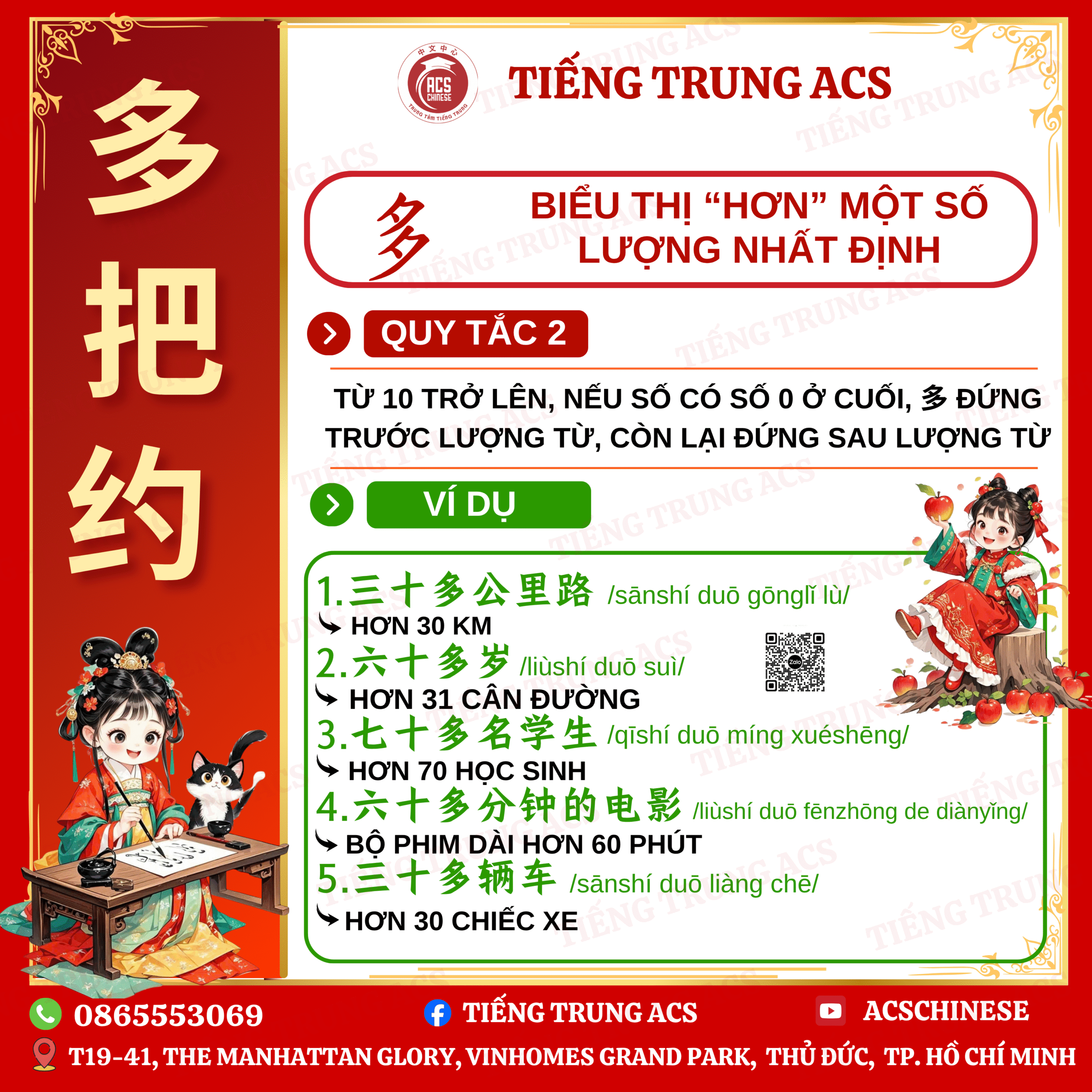 70+ CÂU VÍ DỤ VÀ NGỮ PHÁP CÁCH DÙNG 多, 把 VÀ 约 TRONG TIẾNG TRUNG