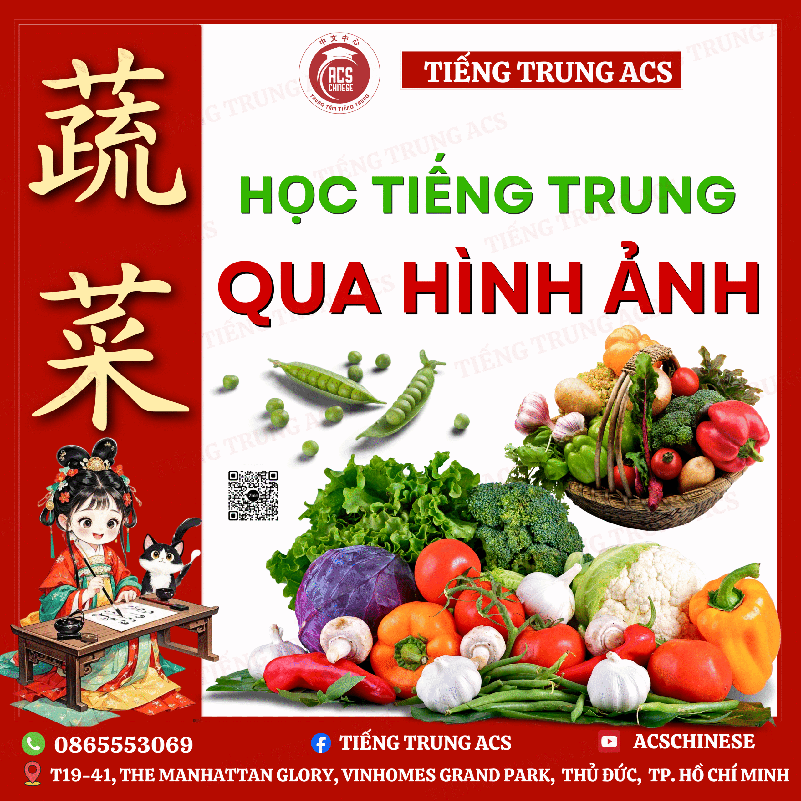 100+ TỪ VỰNG TIẾNG TRUNG VỀ RAU CỦ KÈM VÍ DỤ CHI TIẾT THƯỜNG DÙNG